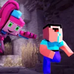 Play Noob Mommy Escape Parkour now!